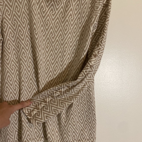 J. McLaughlin Womens Geometric Patterned Long Sleeve Pullover Sweater size Large - Picture 3 of 7